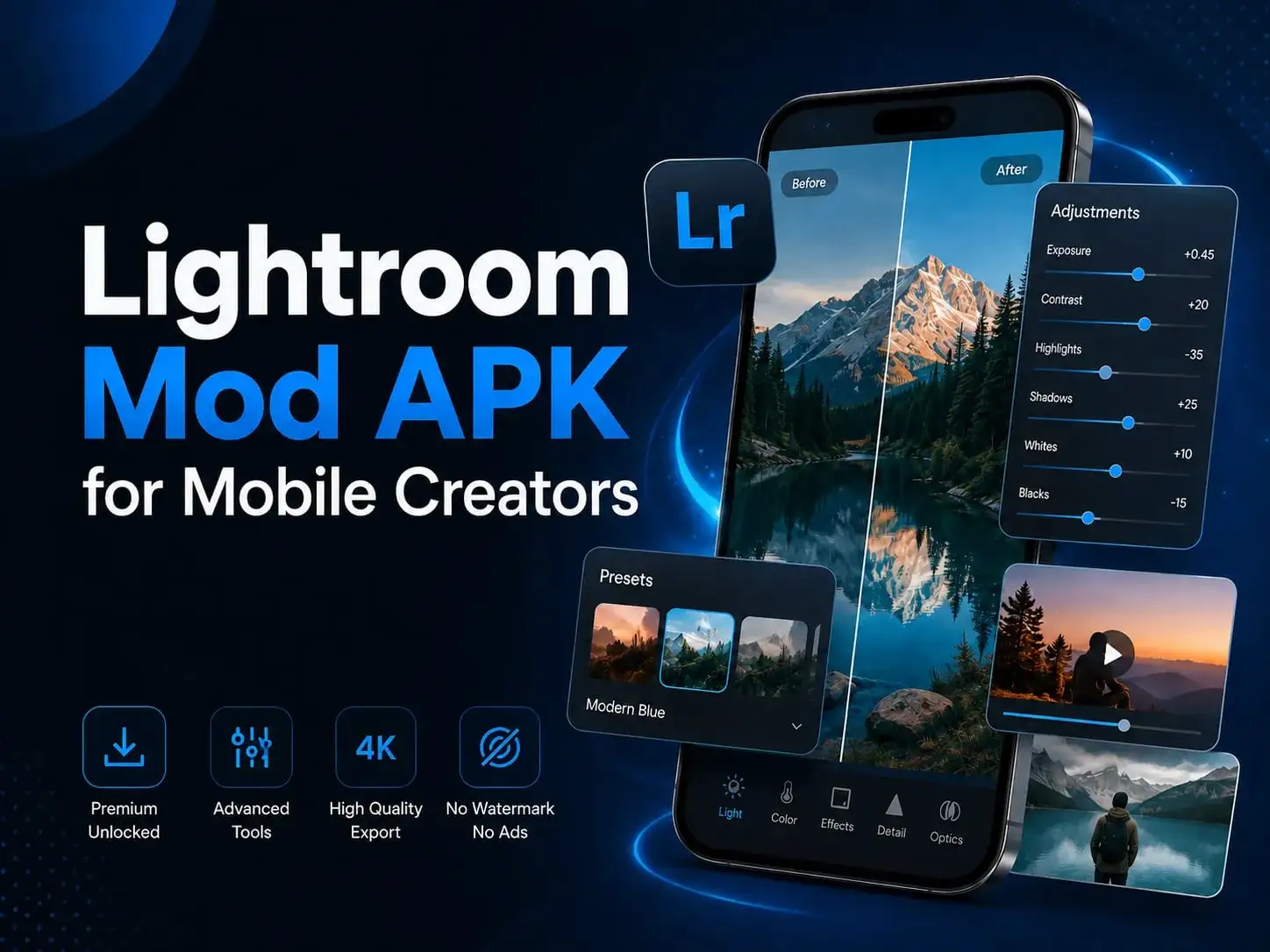 Lightroom Mod APK: the best alternative to Wink Mod APK Lightroom Mod APK the best alternative to Wink Mod APK
