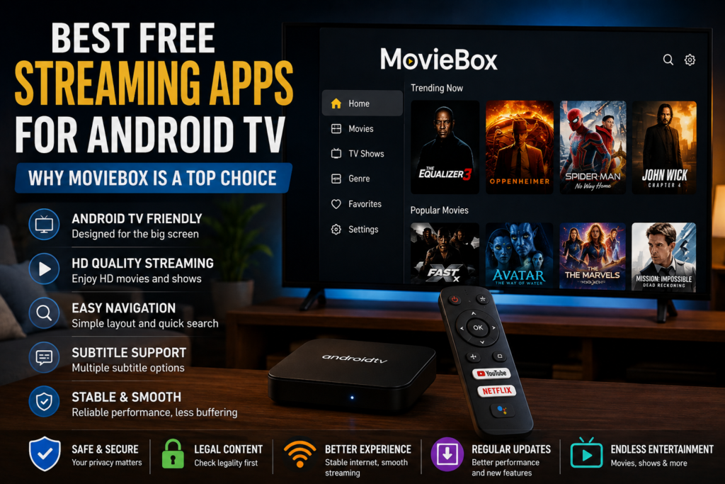 Best Free Streaming Apps for Android TV: Why Moviebox Is a Top Choice image 3