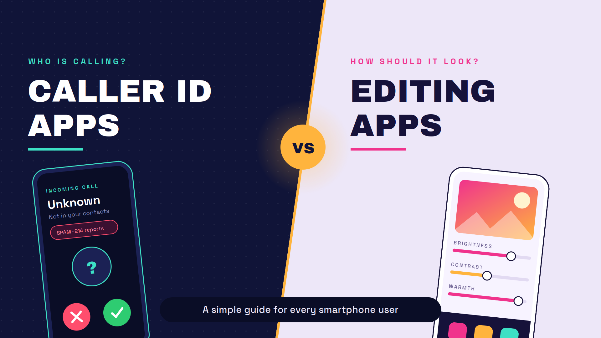 Caller ID Apps vs Editing Apps